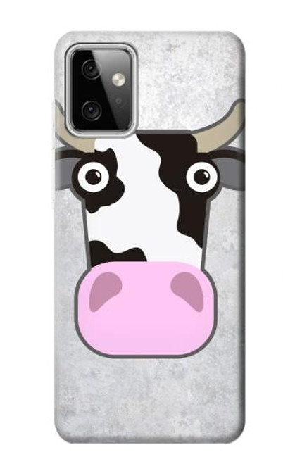 W3257 Cow Cartoon Hard Case and Leather Flip Case For Motorola Moto G Power (2023) 5G