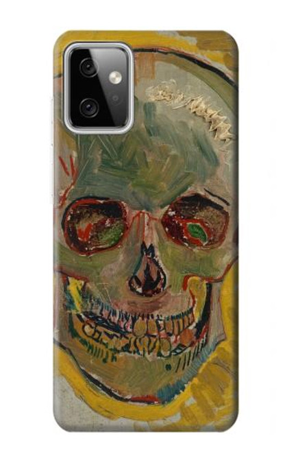 W3359 Vincent Van Gogh Skull Hard Case and Leather Flip Case For Motorola Moto G Power (2023) 5G