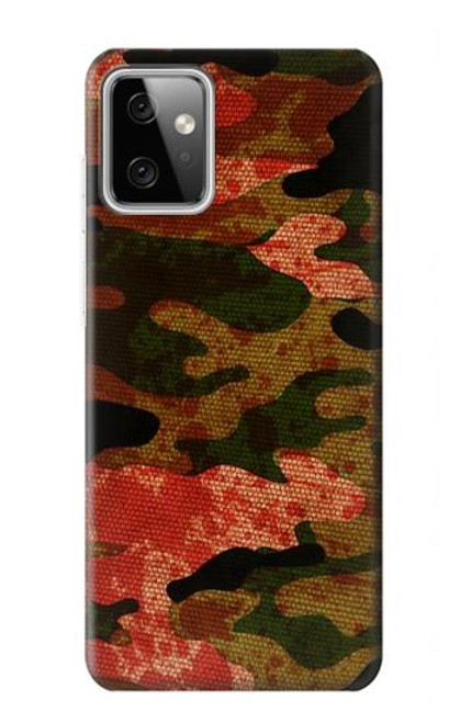 W3393 Camouflage Blood Splatter Hard Case and Leather Flip Case For Motorola Moto G Power (2023) 5G