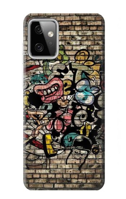 W3394 Graffiti Wall Hard Case and Leather Flip Case For Motorola Moto G Power (2023) 5G