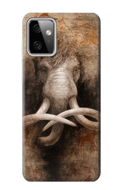 W3427 Mammoth Ancient Cave Art Hard Case and Leather Flip Case For Motorola Moto G Power (2023) 5G