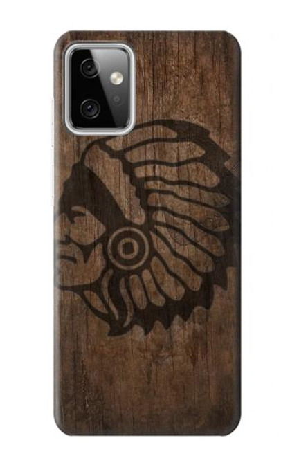 W3443 Indian Head Hard Case and Leather Flip Case For Motorola Moto G Power (2023) 5G