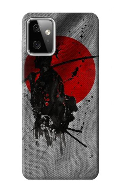 W3517 Japan Flag Samurai Hard Case and Leather Flip Case For Motorola Moto G Power (2023) 5G