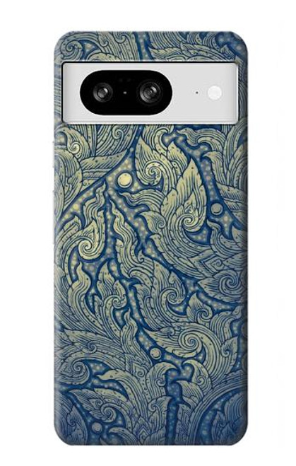 W0568 Thai Art Hard Case and Leather Flip Case For Google Pixel 8