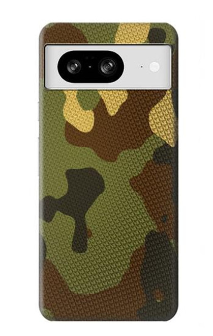 W1602 Camo Camouflage Graphic Printed Hard Case and Leather Flip Case For Google Pixel 8