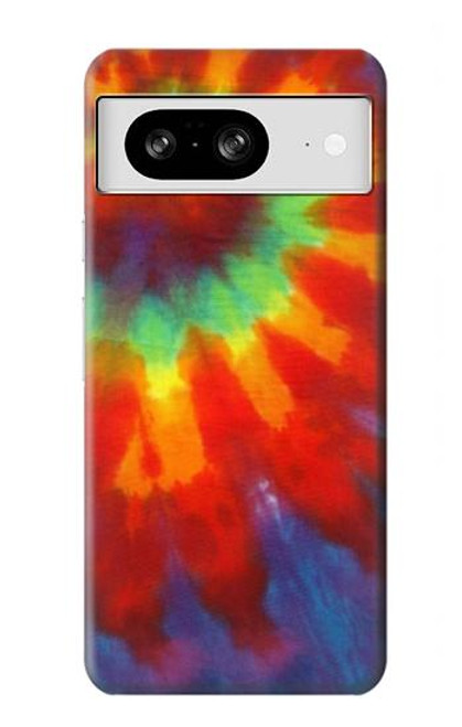 W2985 Colorful Tie Dye Texture Hard Case and Leather Flip Case For Google Pixel 8