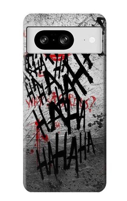 W3073 Joker Hahaha Blood Splash Hard Case and Leather Flip Case For Google Pixel 8