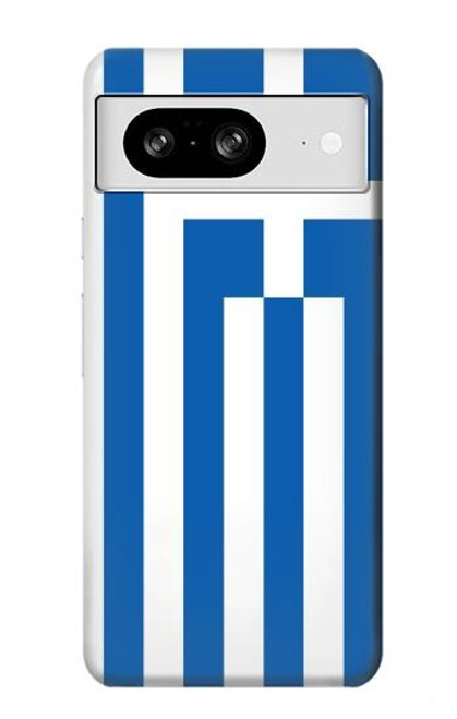 W3102 Flag of Greece Hard Case and Leather Flip Case For Google Pixel 8