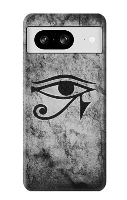 W3108 Ancient Egyptian Sun Eye Of Horus Hard Case and Leather Flip Case For Google Pixel 8