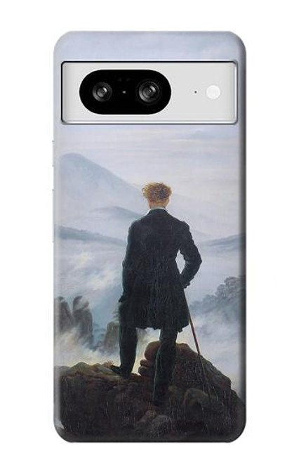 W3789 Wanderer above the Sea of Fog Hard Case and Leather Flip Case For Google Pixel 8