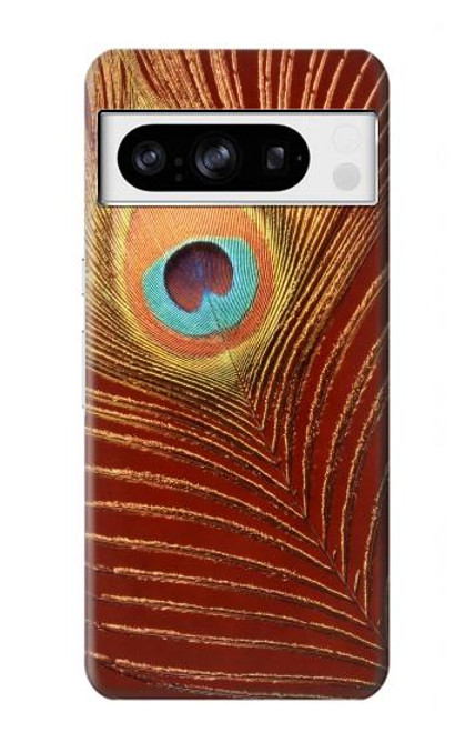 W0512 Peacock Hard Case and Leather Flip Case For Google Pixel 8 pro