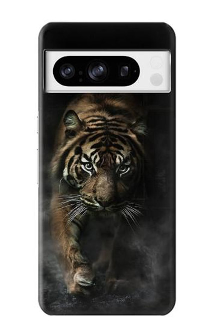 W0877 Bengal Tiger Hard Case and Leather Flip Case For Google Pixel 8 pro