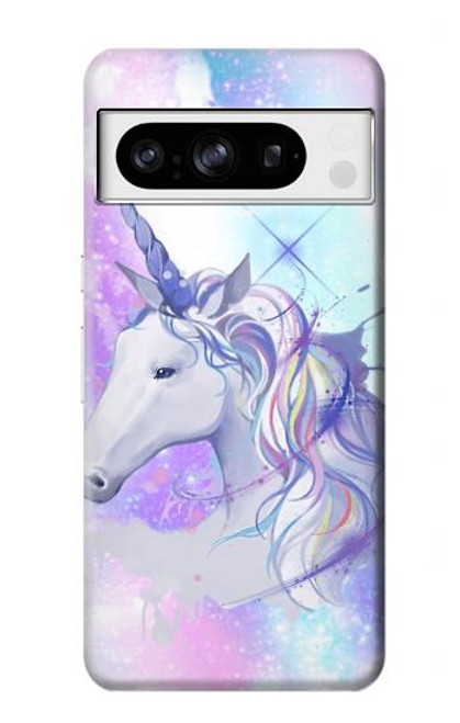 W3375 Unicorn Hard Case and Leather Flip Case For Google Pixel 8 pro