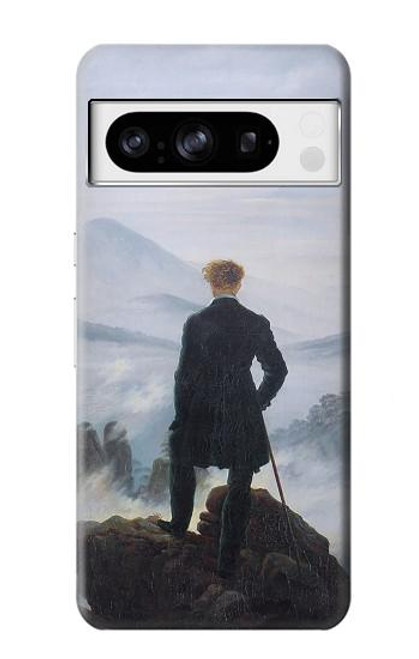 W3789 Wanderer above the Sea of Fog Hard Case and Leather Flip Case For Google Pixel 8 pro