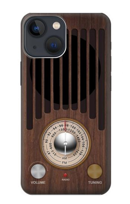 W3935 FM AM Radio Tuner Graphic Hard Case and Leather Flip Case For iPhone 13 mini