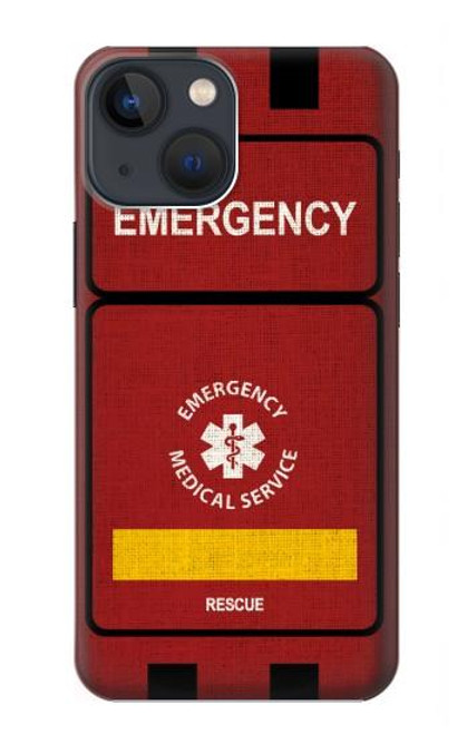 W3957 Emergency Medical Service Hard Case and Leather Flip Case For iPhone 13 mini