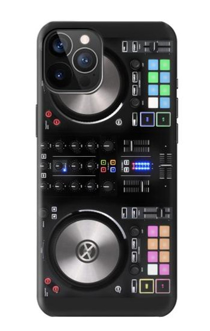 W3931 DJ Mixer Graphic Paint Hard Case and Leather Flip Case For iPhone 12, iPhone 12 Pro
