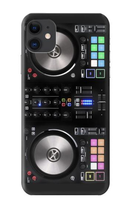 W3931 DJ Mixer Graphic Paint Hard Case and Leather Flip Case For iPhone 11