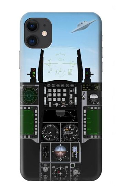 W3933 Fighter Aircraft UFO Hard Case and Leather Flip Case For iPhone 11