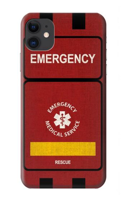 W3957 Emergency Medical Service Hard Case and Leather Flip Case For iPhone 11