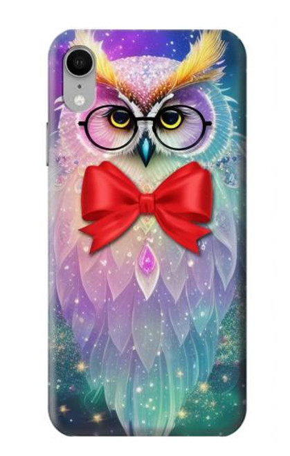 W3934 Fantasy Nerd Owl Hard Case and Leather Flip Case For iPhone XR