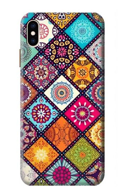 W3943 Maldalas Pattern Hard Case and Leather Flip Case For iPhone XS Max