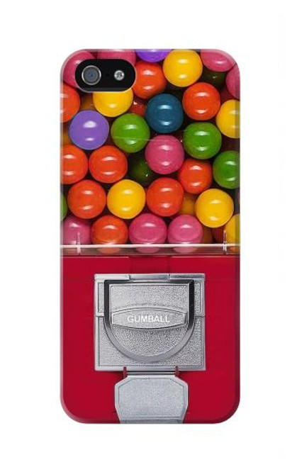 W3938 Gumball Capsule Game Graphic Hard Case and Leather Flip Case For iPhone 5 5S SE