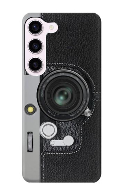 W3922 Camera Lense Shutter Graphic Print Hard Case and Leather Flip Case For Samsung Galaxy S23