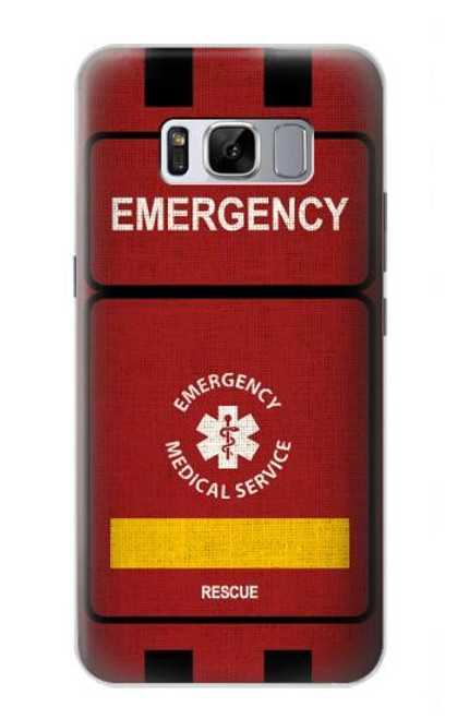 W3957 Emergency Medical Service Hard Case and Leather Flip Case For Samsung Galaxy S8