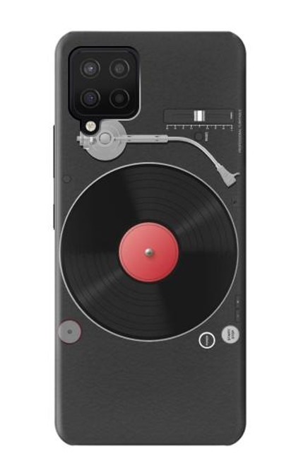 W3952 Turntable Vinyl Record Player Graphic Hard Case and Leather Flip Case For Samsung Galaxy A42 5G