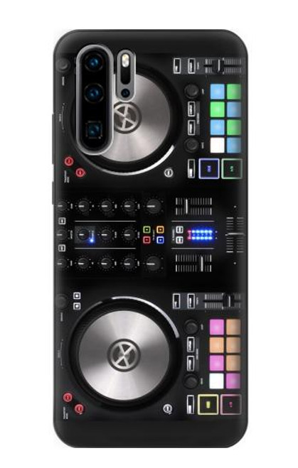 W3931 DJ Mixer Graphic Paint Hard Case and Leather Flip Case For Huawei P30 Pro