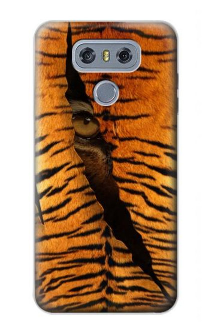 W3951 Tiger Eye Tear Marks Hard Case and Leather Flip Case For LG G6