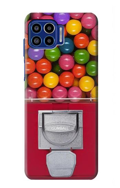 W3938 Gumball Capsule Game Graphic Hard Case and Leather Flip Case For Motorola One 5G