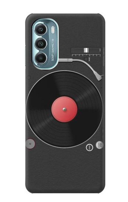 W3952 Turntable Vinyl Record Player Graphic Hard Case and Leather Flip Case For Motorola Moto G Stylus 5G (2022)