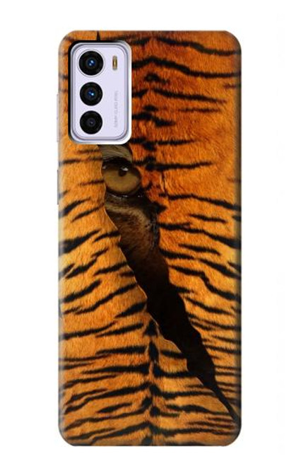 W3951 Tiger Eye Tear Marks Hard Case and Leather Flip Case For Motorola Moto G42