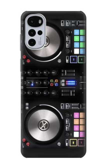 W3931 DJ Mixer Graphic Paint Hard Case and Leather Flip Case For Motorola Moto G22