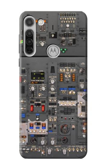 W3944 Overhead Panel Cockpit Hard Case and Leather Flip Case For Motorola Moto G8