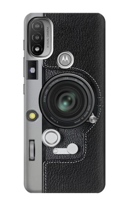 W3922 Camera Lense Shutter Graphic Print Hard Case and Leather Flip Case For Motorola Moto E20,E30,E40