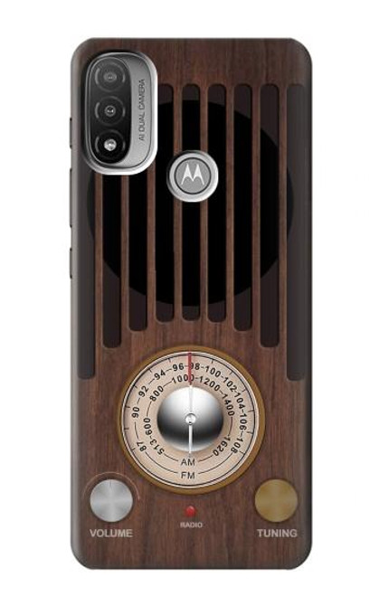 W3935 FM AM Radio Tuner Graphic Hard Case and Leather Flip Case For Motorola Moto E20,E30,E40