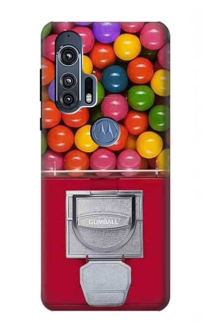 W3938 Gumball Capsule Game Graphic Hard Case and Leather Flip Case For Motorola Edge+