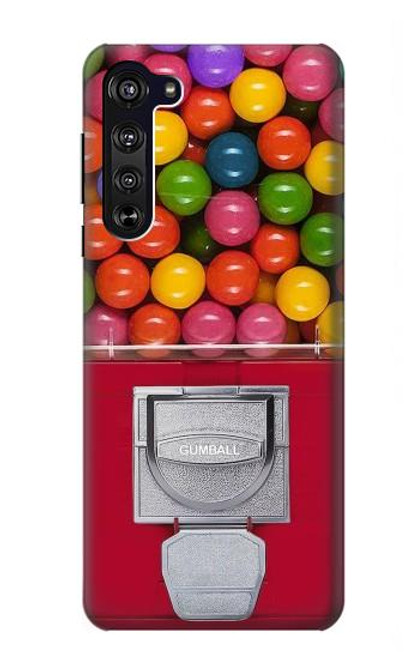 W3938 Gumball Capsule Game Graphic Hard Case and Leather Flip Case For Motorola Edge