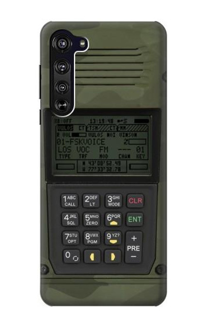 W3959 Military Radio Graphic Print Hard Case and Leather Flip Case For Motorola Edge