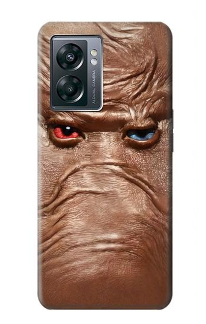 W3940 Leather Mad Face Graphic Paint Hard Case and Leather Flip Case For OnePlus Nord N300