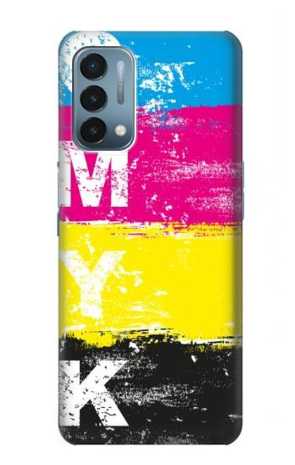 W3930 Cyan Magenta Yellow Key Hard Case and Leather Flip Case For OnePlus Nord N200 5G