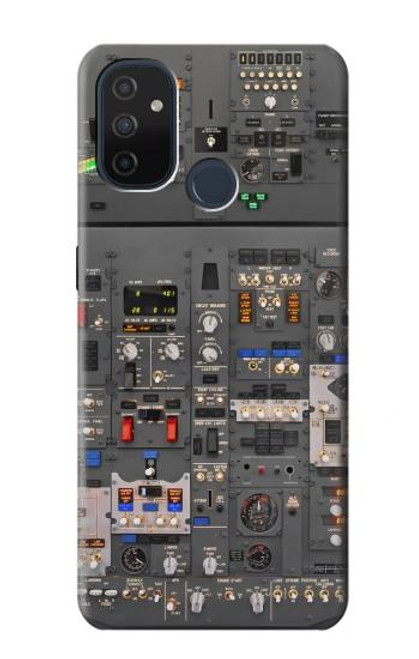 W3944 Overhead Panel Cockpit Hard Case and Leather Flip Case For OnePlus Nord N100