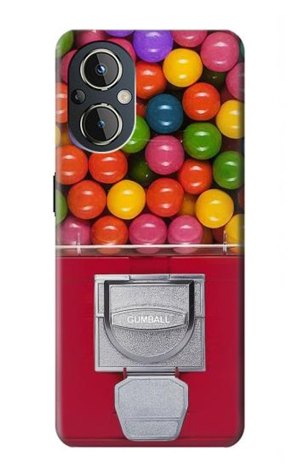 W3938 Gumball Capsule Game Graphic Hard Case and Leather Flip Case For OnePlus Nord N20 5G