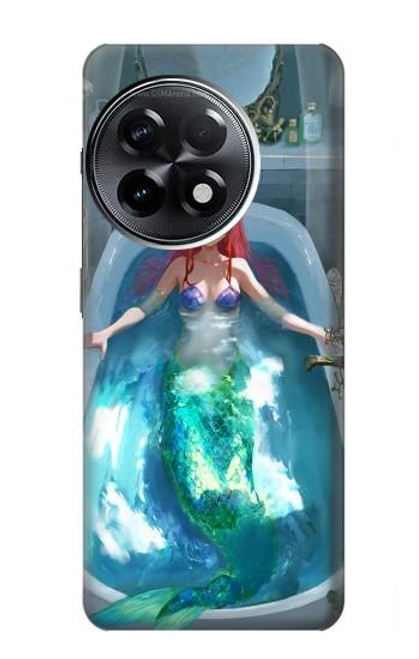 W3911 Cute Little Mermaid Aqua Spa Hard Case and Leather Flip Case For OnePlus 11R