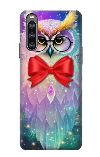 W3934 Fantasy Nerd Owl Hard Case and Leather Flip Case For Sony Xperia 10 IV