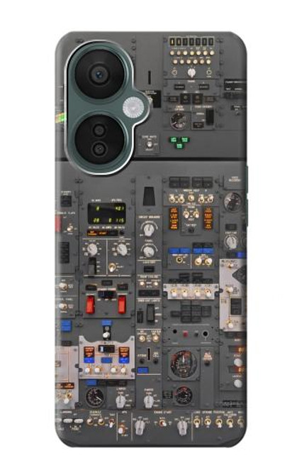 W3944 Overhead Panel Cockpit Hard Case and Leather Flip Case For OnePlus Nord CE 3 Lite, Nord N30 5G