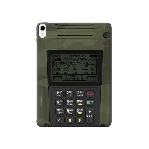 W3959 Military Radio Graphic Print Tablet Hard Case For iPad 10.9 (2022)